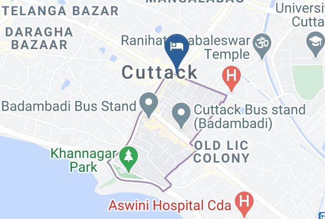 Cuttack - Shri Jagannath Hotel Maps