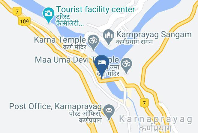 Karnprayag - Shri Krishna Palace Hotel Maps