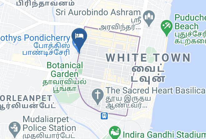 White Town - Shri Perumal Inn Maps