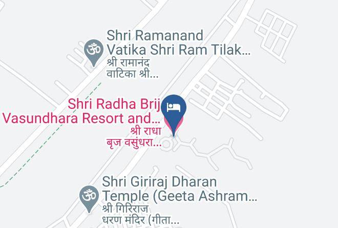 Govardhan - Shri Radha Brij Vasundhara Resort And Spa Maps