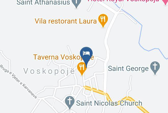 Korce - Shtepia Voskopojare Maps