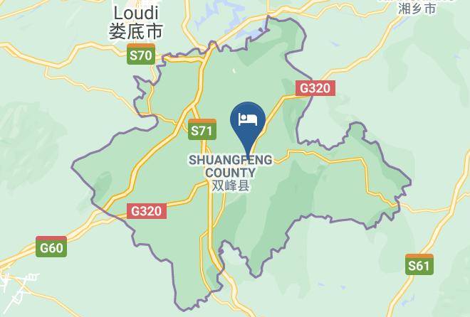 Loudi - Shuangfeng Hezhuang Culture Hotel Maps