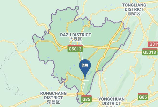 Dazu District - Shuangqiao District Haoshen Hotel Maps