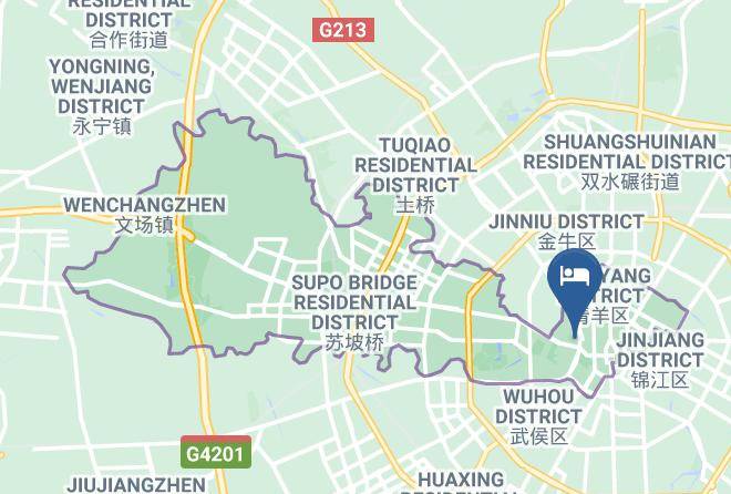 Chengdu - Shufengyuan Hotel Maps