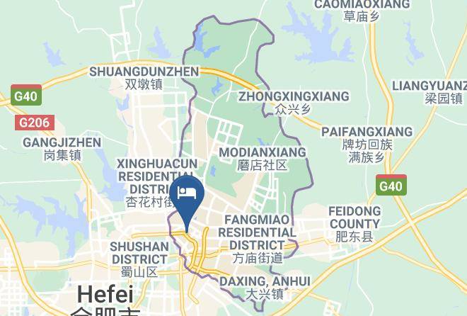 Hefei - Shuguang The Hotel V Hefei Yaohai Maps