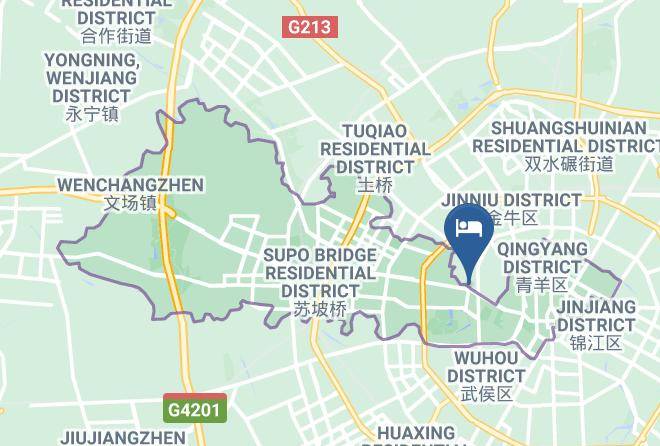 Chengdu - Shuhuai Wangluo Hotel Chengdu Qingjiang Maps