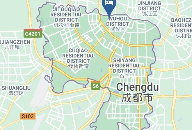 Chengdu - Shuibao Hotel Maps