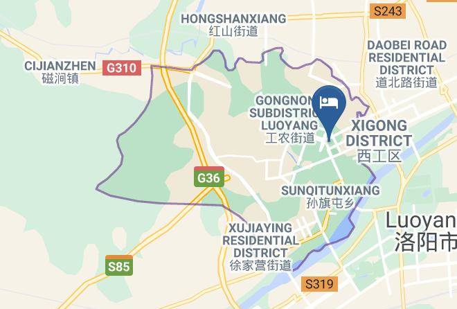 Luoyang - Shuiyue Junshang Hotel & Spa Maps