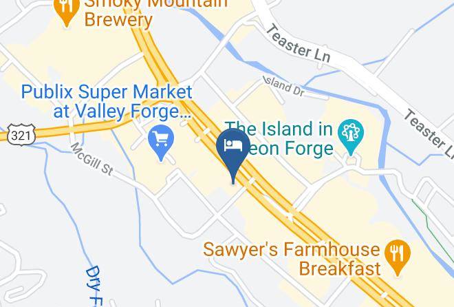 Sevier - Quality Inn Near The Island Pigeon Forge Maps