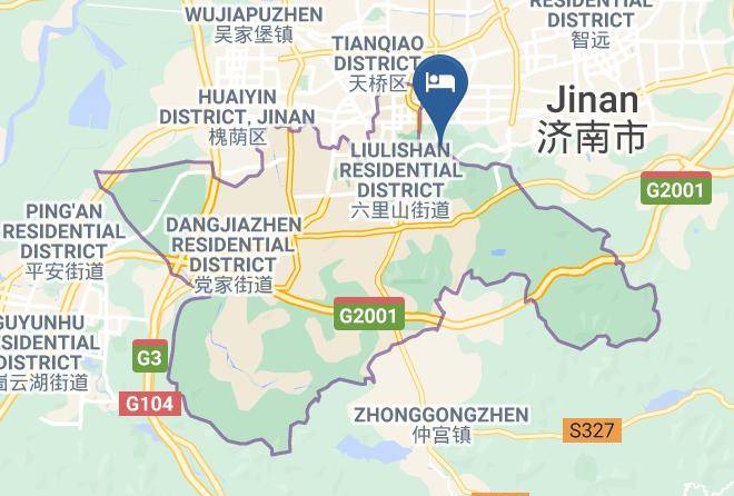 Ji Nan - Shungeng Hillview Hotel Maps