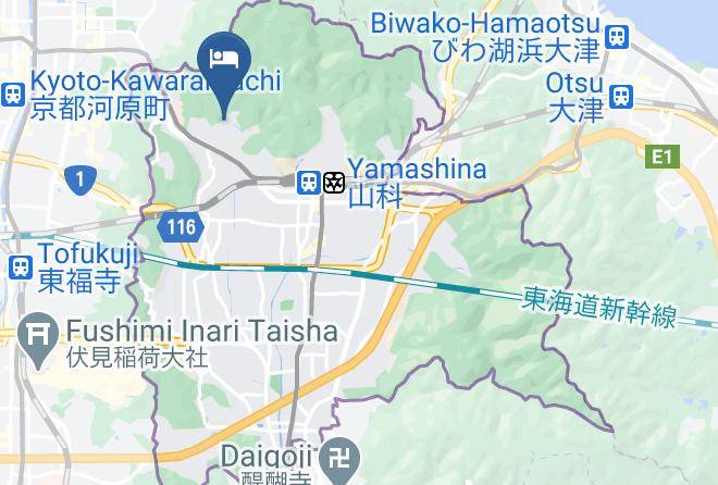 Kyoto City Yamashina Ward - Shunju Higashiyama Maps