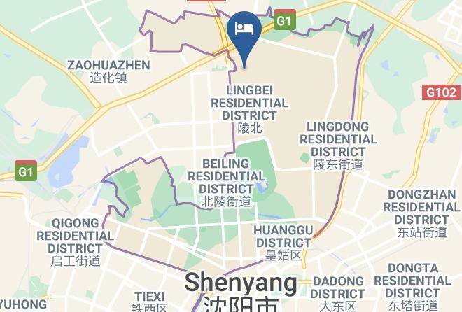 Shenyang - Shunshun Anan Hotel Shenyang Maps