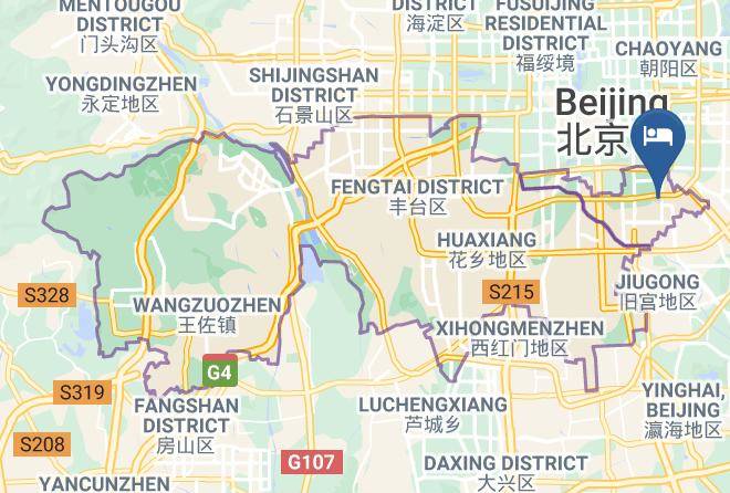 Fengtai District - Shunxiang Jiayuan Hotel Beijing Maps