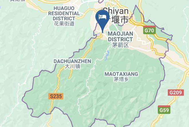Shiyan - Shushi Business Hotel Maps