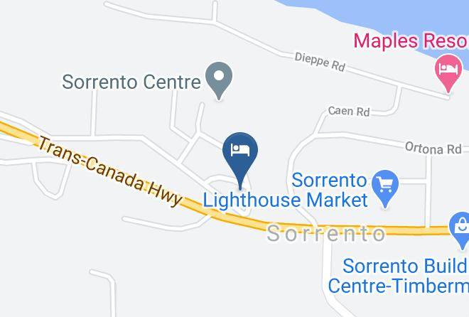 Columbia Shuswap - Shuswap Lake Motel And Resort Maps
