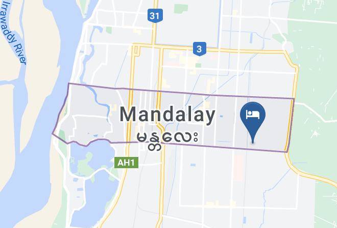 Chanmyatharzi - Shwe Hnin Si Hotel Maps