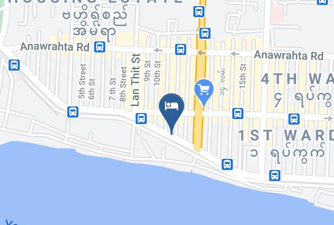 Yangon West - Shwe Htee River View Maps