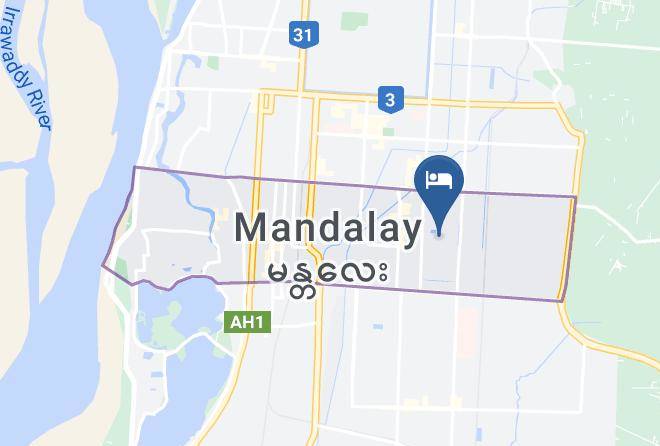 Mahaaungmye - Shwe Phyu Hotel Maps