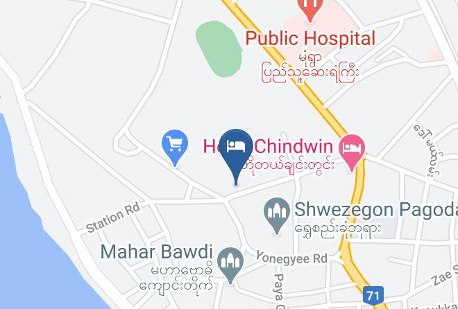 Monywa - Shwe Taung Tan Hotel Maps