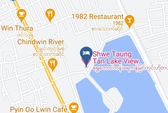 Monywa - Shwe Taung Tan Lake View Hotel Maps