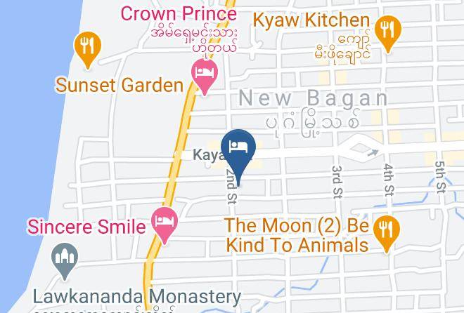 Nyaung U - Shwe Yee Pwint Hotel Maps