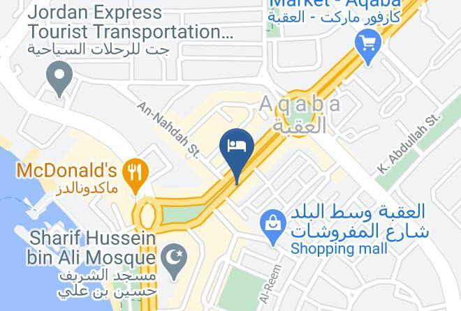 Al Aqaba Qasabah - Shweiki International Hotel Maps