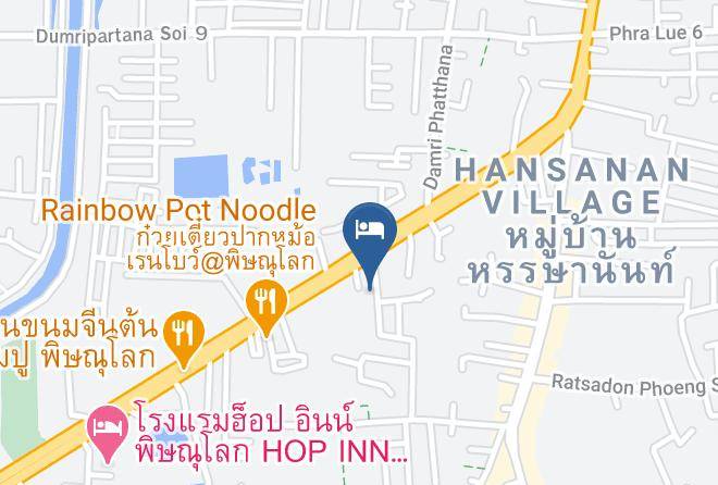 Amphoe Mueang Phitsanulok - Siam Apple Hotel Maps