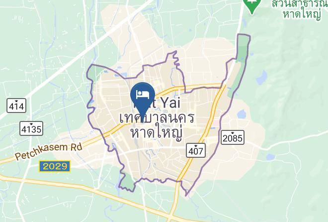 Amphoe Hat Yai - Siam Center Hotel Maps