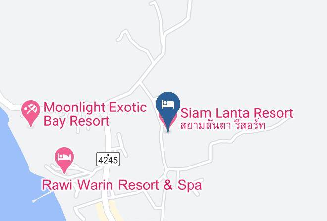 Amphoe Ko Lanta - Siam Lanta Resort Maps