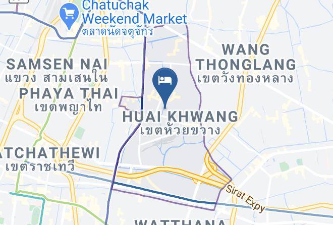 Huai Khwang - Siam Privi Hotel Maps