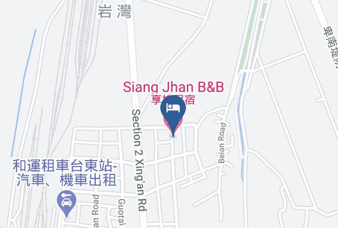 Taitungnty - Siang Jhan B&b Maps