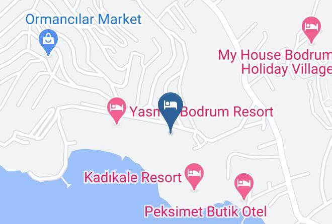 Bodrum - Sianji Well Being Termal Resort & Spa Maps