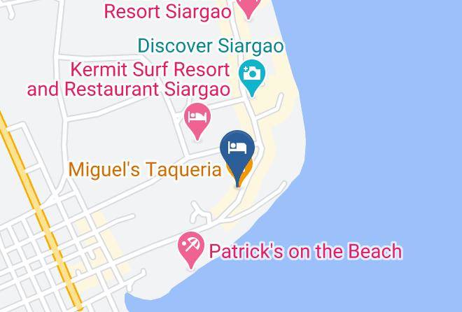 Surigao Del Norte - Siargao Corner Cafe Maps