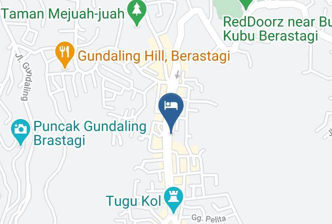 Karo Regency - Sibayak Losmen Maps