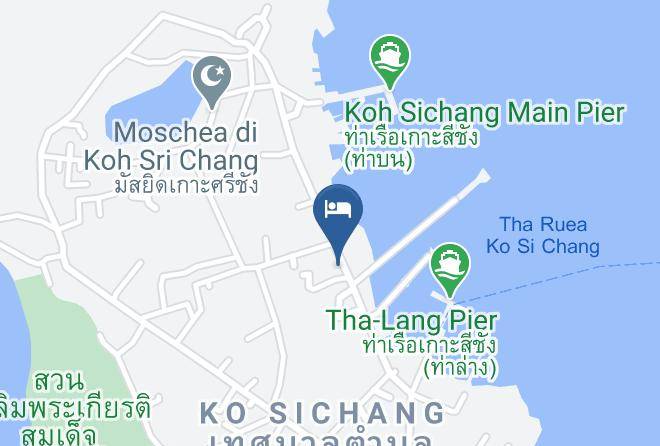 Ko Sichang District - Sichang Palace Hotel Maps