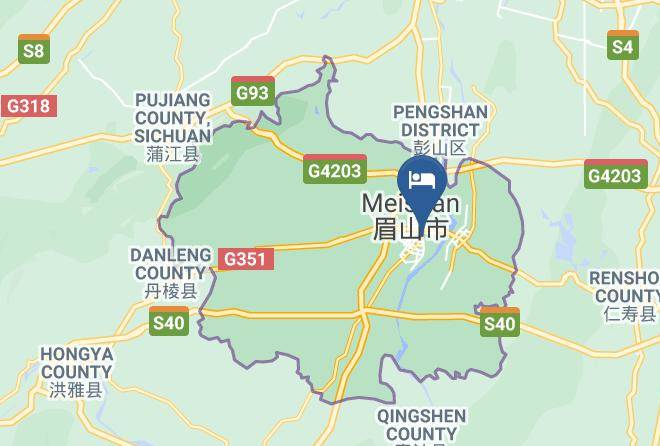 Sichuan Hongbo Hotel Meishan Map