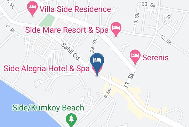 Manavgat - Side Alegria Hotel & Spa Maps