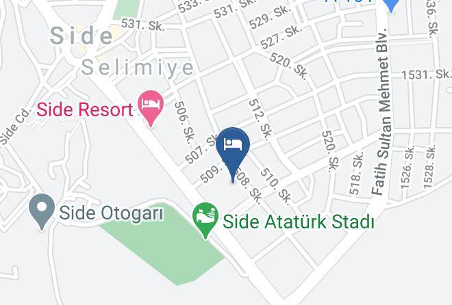 Manavgat - Side Aral Hotel Maps