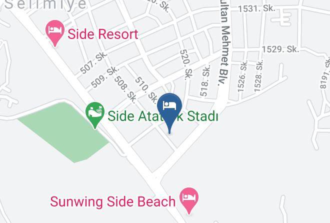 Manavgat - Side Ces Club Hotel Maps