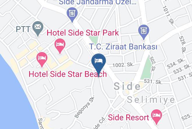Side Kervan Hotel Map
