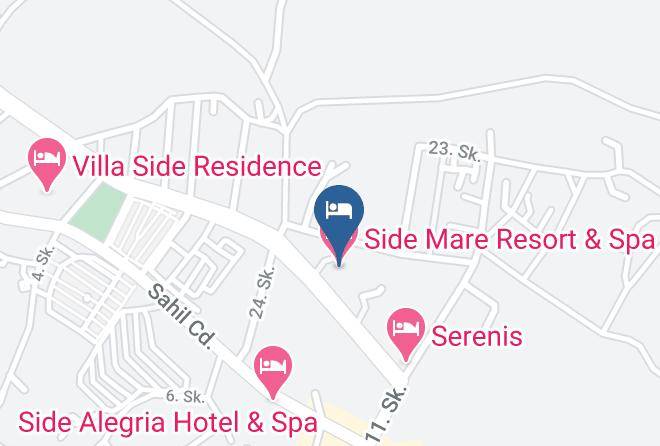 Manavgat - Side Mare Resort & Spa Maps