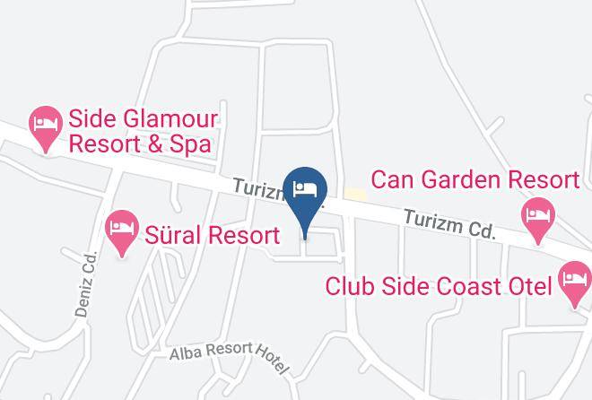 Manavgat - Side Palace Hotel Halal Maps