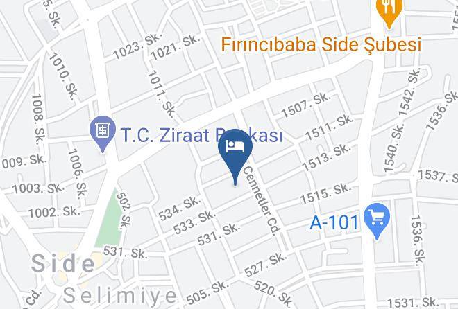 Side Papirus Boutique Hotel Map