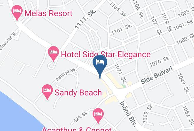 Manavgat - Side Prenses Resort Hotel & Spa Maps