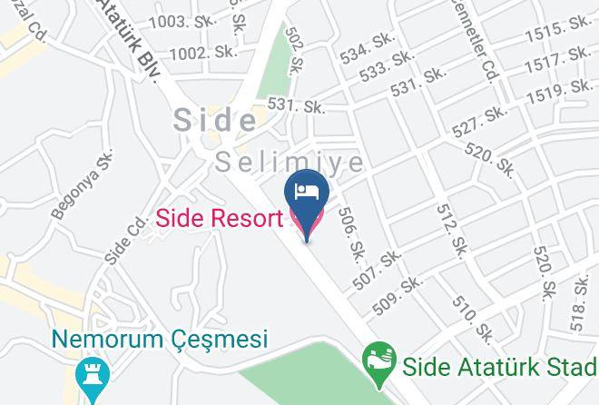 Manavgat - Calimera Side Resort Maps