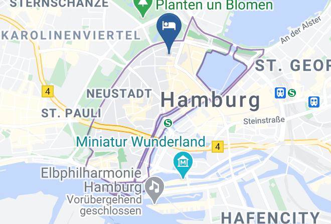 Side Design Hotel Hamburg Map