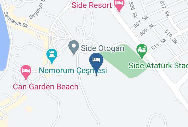 Manavgat - Side Star Park Maps