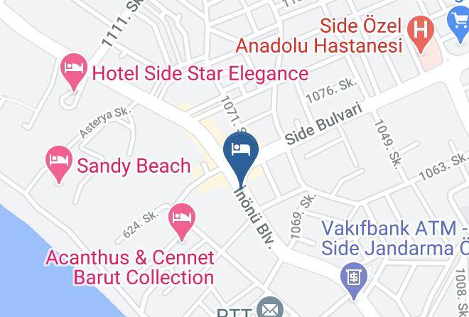 Manavgat - Hotel Side Su Maps