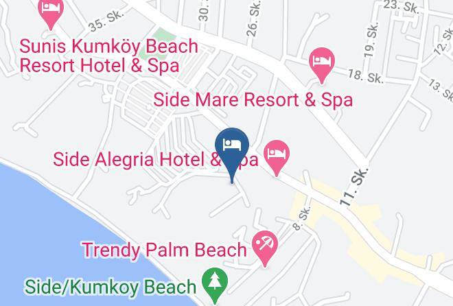 Manavgat - Side Sun Hotel Maps