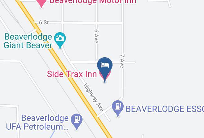 Side Trax Inn Map - Alberta - Division 19